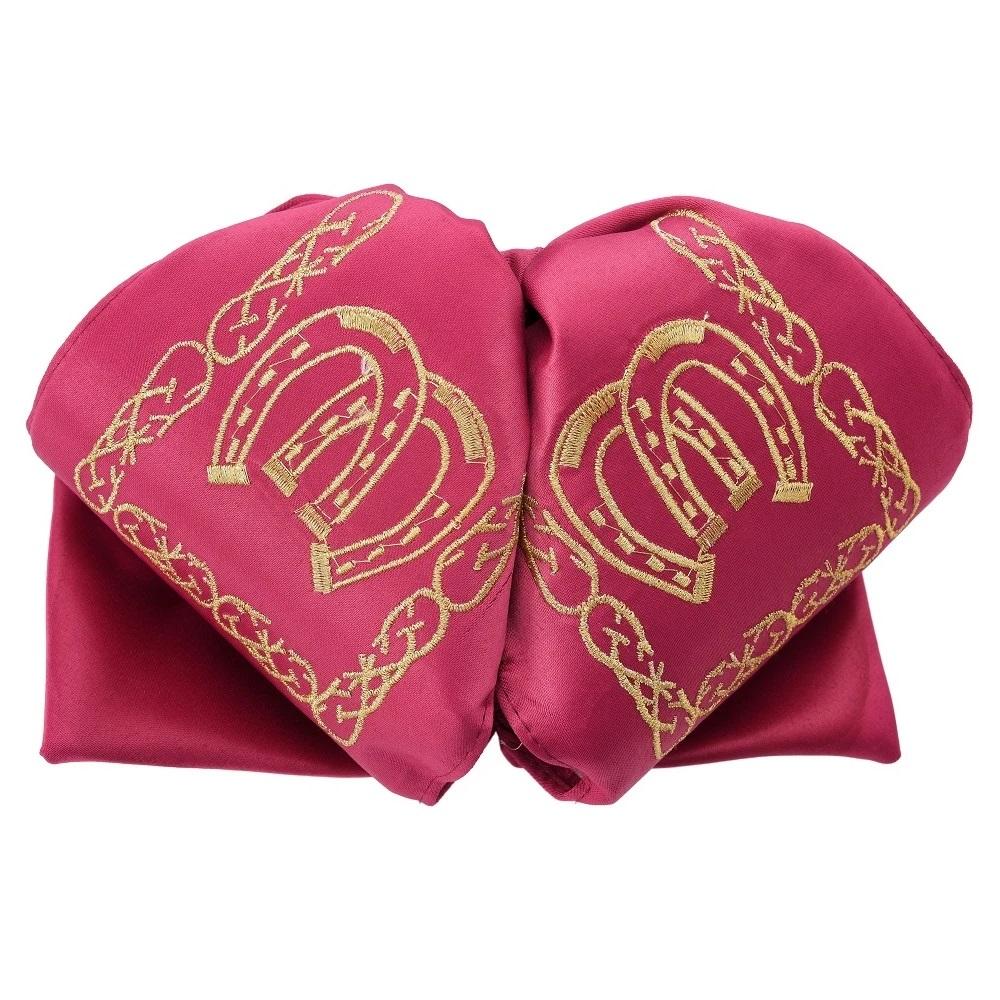 Moño Charro Bordado Color Magenta con Hilo Dorado imp-72511 - Impormexico
