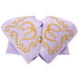 Moño Charro Bordado Color Morado con Hilo Dorado imp-72512 - Impormexico