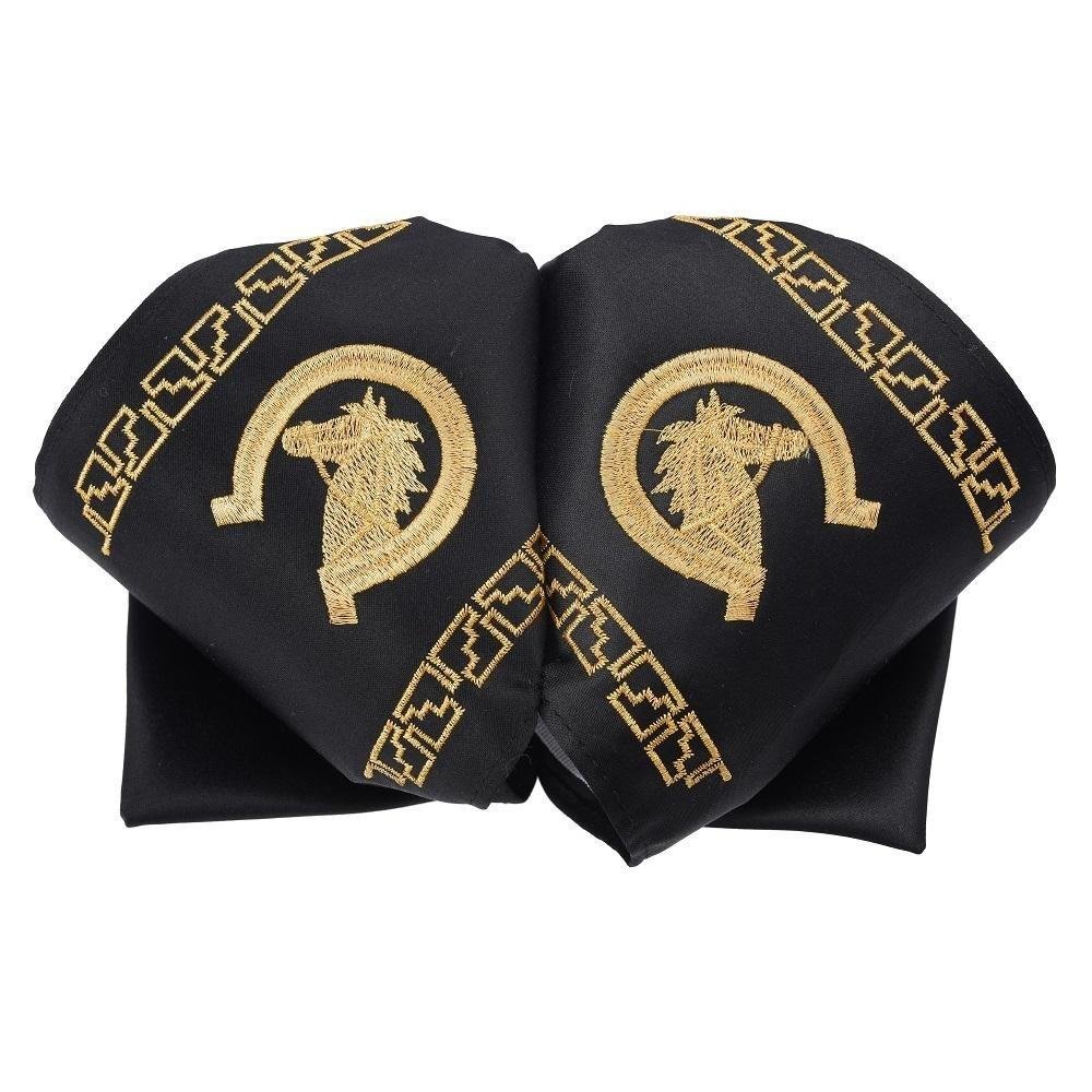 Moño Charro Bordado Color Negro con Hilo dorado imp-72536 - Impormexico