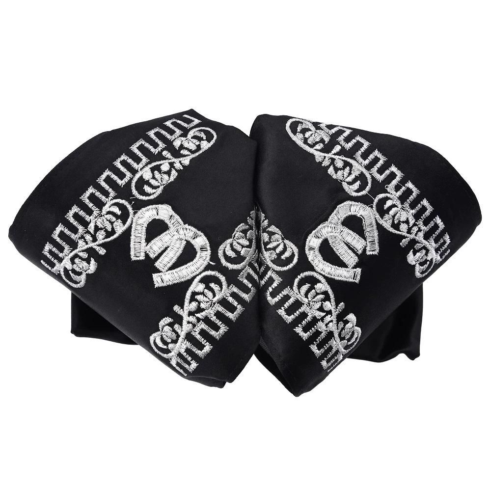 Moño Charro Bordado Color Negro con Plata imp-72507 - Impormexico