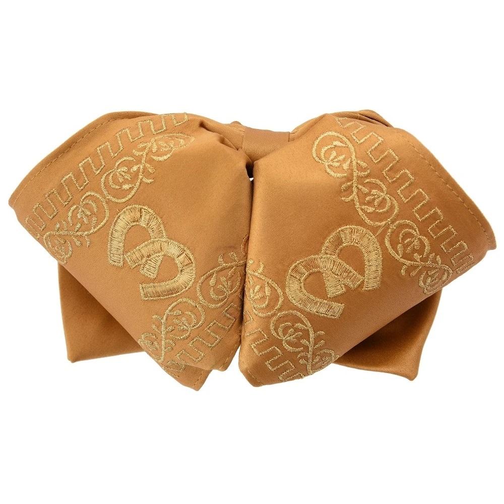 Moño Charro Bordado Color Oro con Hilo Dorado imp-72510 - Impormexico