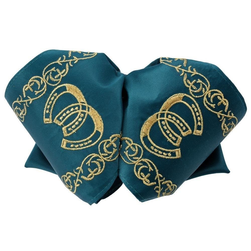 Moño Charro Bordado Color Verde con Hilo Dorado imp-72514 - Impormexico