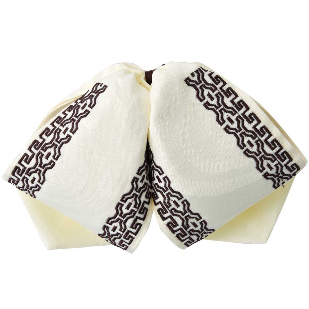 Moño Charro Fino Color Beige con Cafe WD-961 - White Diamonds Boots