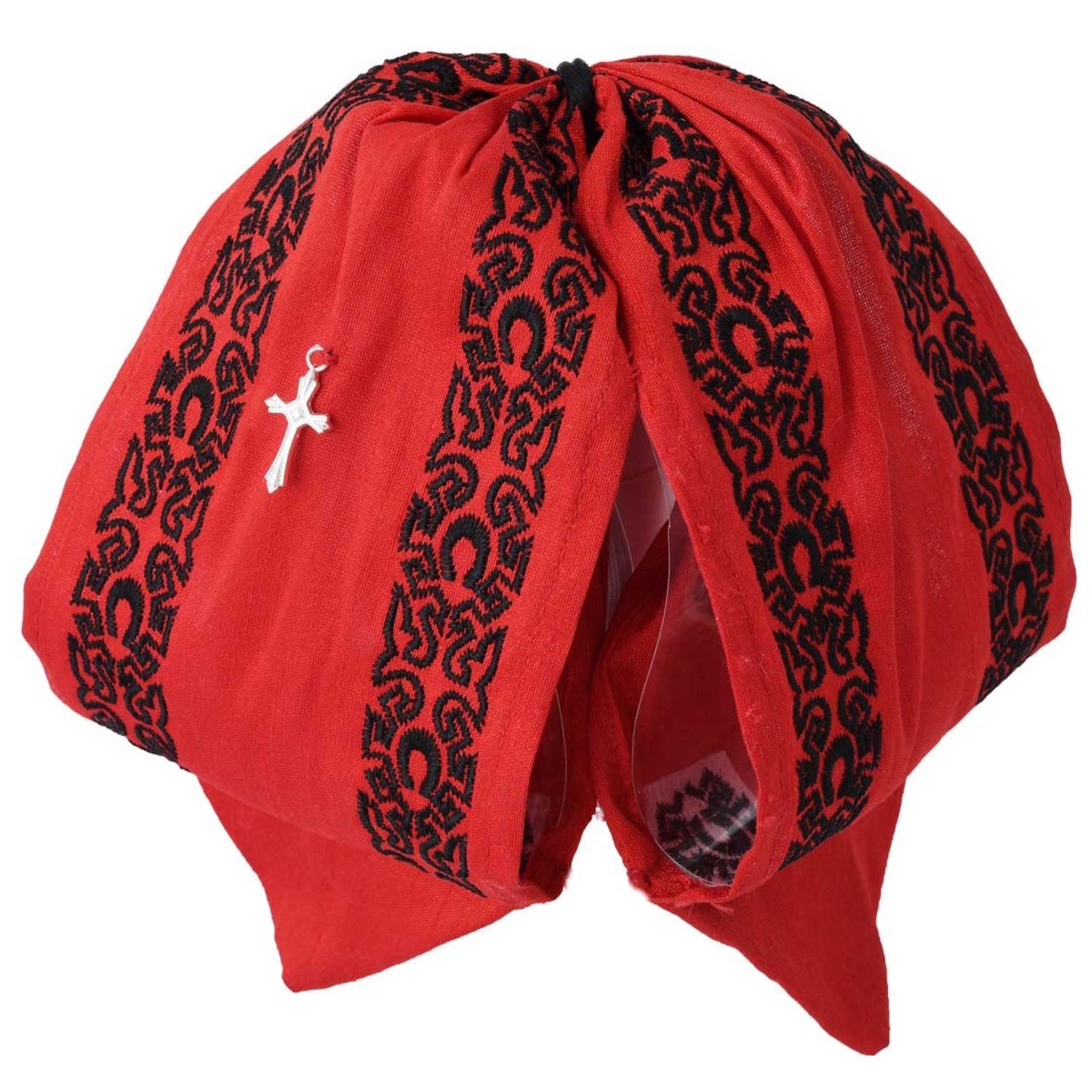 Moño Charro Fino Color Rojo con Negro WD-988 - White Diamonds Boots