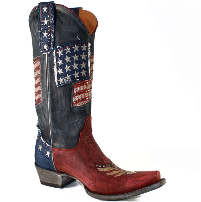 Old Gringo Edith Red, White & Blue Womens Boots - Old Gringo