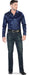 Pantalón Vaquero de Mezclilla Dark Blue LAM-1863DARKBLUE - Lamasini Jeans