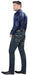 Pantalón Vaquero de Mezclilla Dark Blue LAM-1863DARKBLUE - Lamasini Jeans