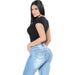 Pantalón Vaquero de Mezclilla Strech LAM-L674 - Lamasini Jeans