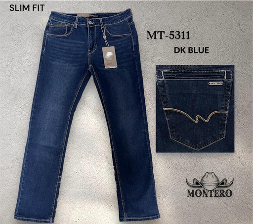 Pantalón Vaquero Montero Jeans de Mezclilla Stretch - Montero