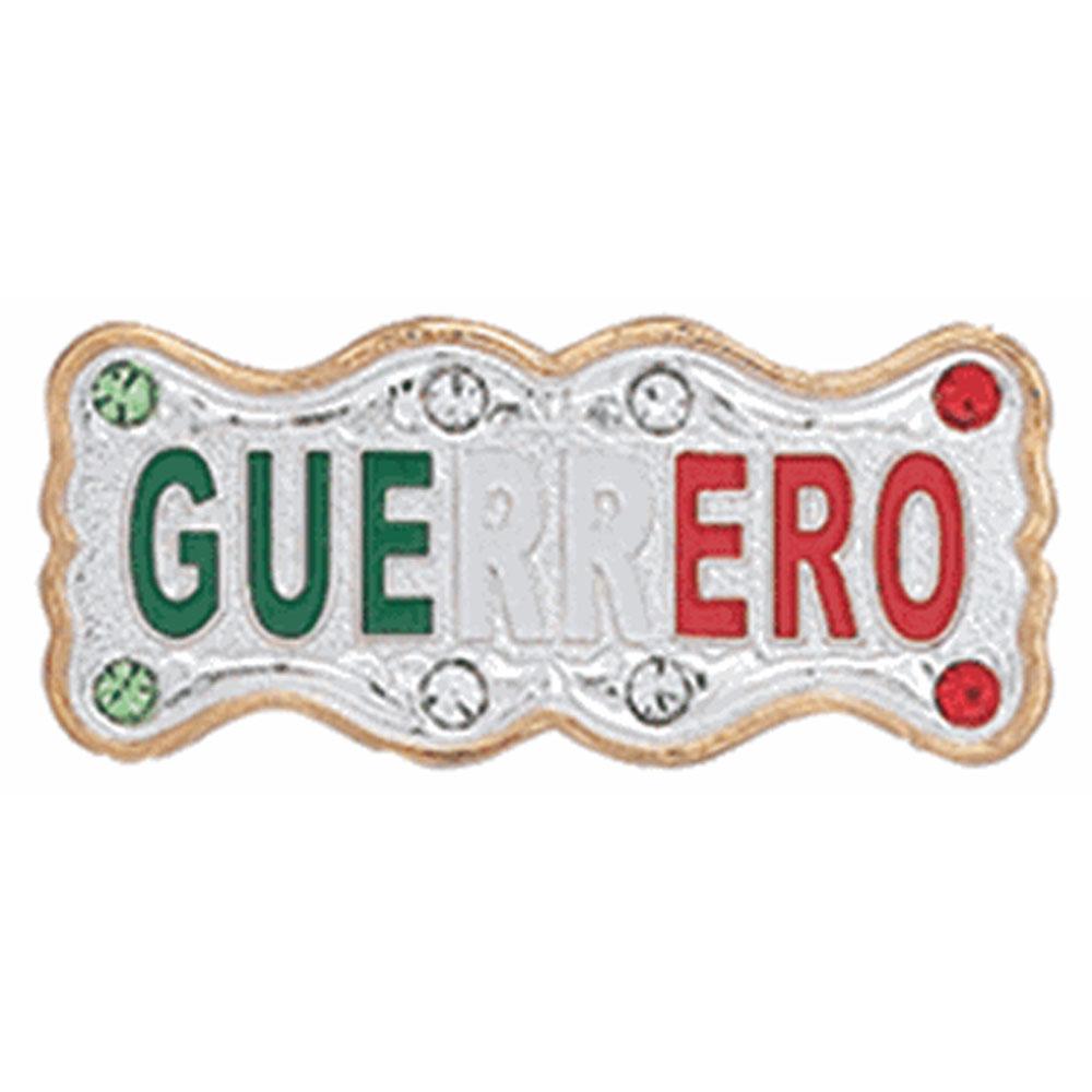 Placa para Sombrero Guerrero Tricolor PLA-GUE - caballobronco.com
