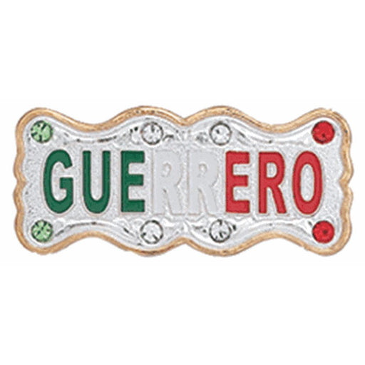 Placa para Sombrero Guerrero Tricolor PLA-GUE - caballobronco.com