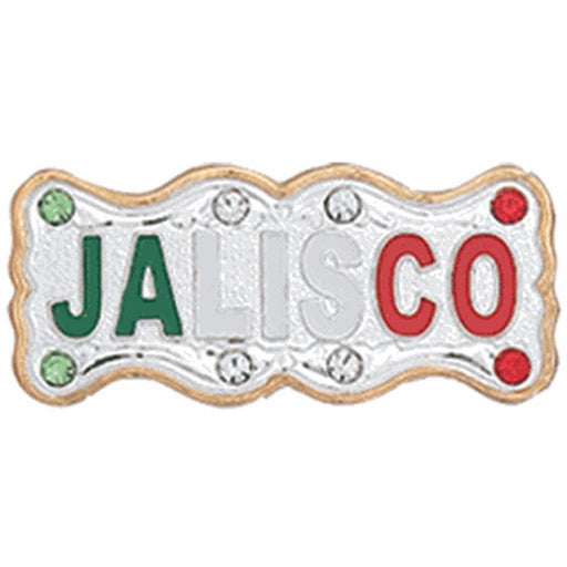 Placa para Sombrero Jalisco Tricolor PLA-JAL - caballobronco.com
