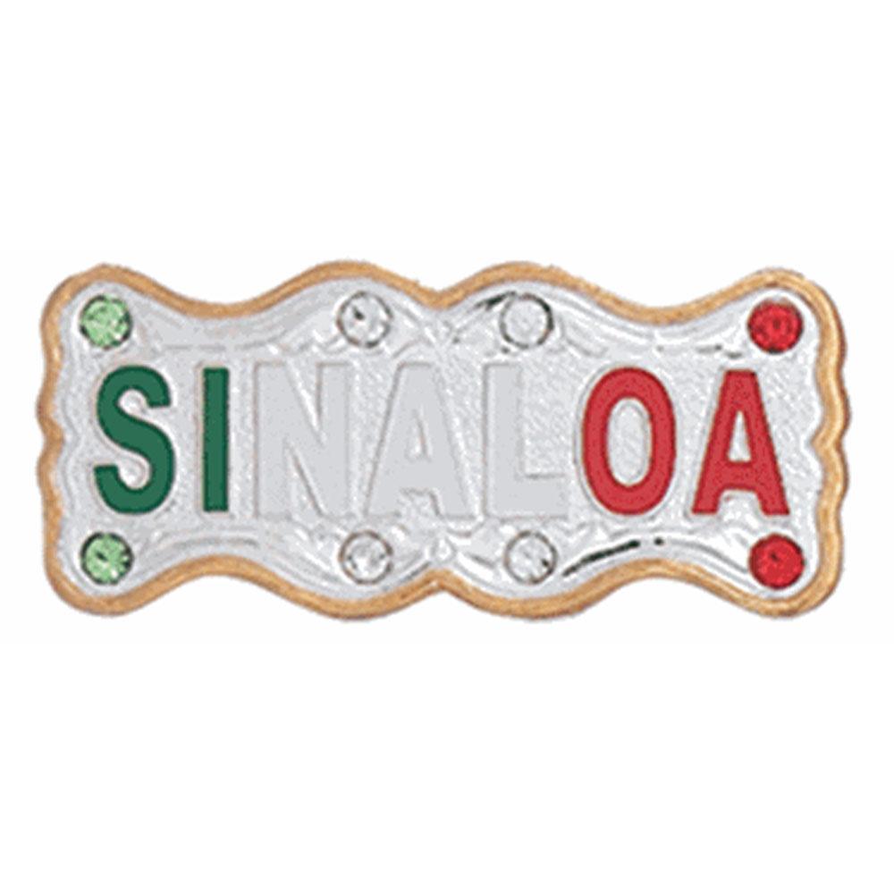 Placa para Sombrero Sinaloa Tricolor PLA-SIN - impormexico
