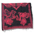 Poncho con Gallos de Pelea Bordado Doble Vista Artesanal imp-73125 - ImporMexico