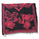Poncho con Gallos de Pelea Bordado Doble Vista Artesanal imp-73125 - ImporMexico
