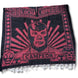 Poncho con Lucha Libre Bordado Doble Vista Artesanal imp-73131 - ImporMexico
