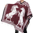 Poncho de Caballos Bordado Doble Vista Artesanal imp-73126 - ImporMexico