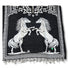 Poncho de Caballos Bordado Doble Vista Artesanal imp-73126 - ImporMexico