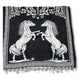 Poncho de Caballos Bordado Doble Vista Artesanal imp-73126 - ImporMexico