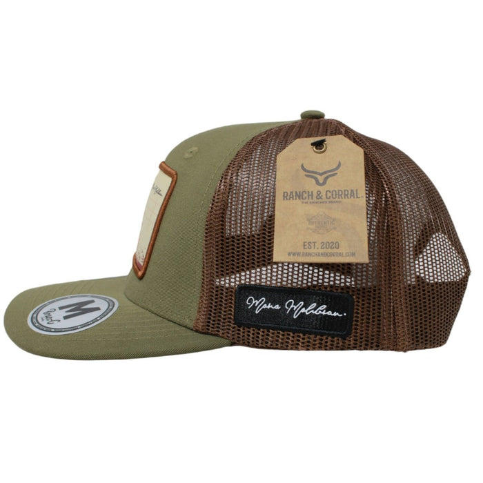 Ranch & Corral Trucker Hat with Charro Olive - Hooch