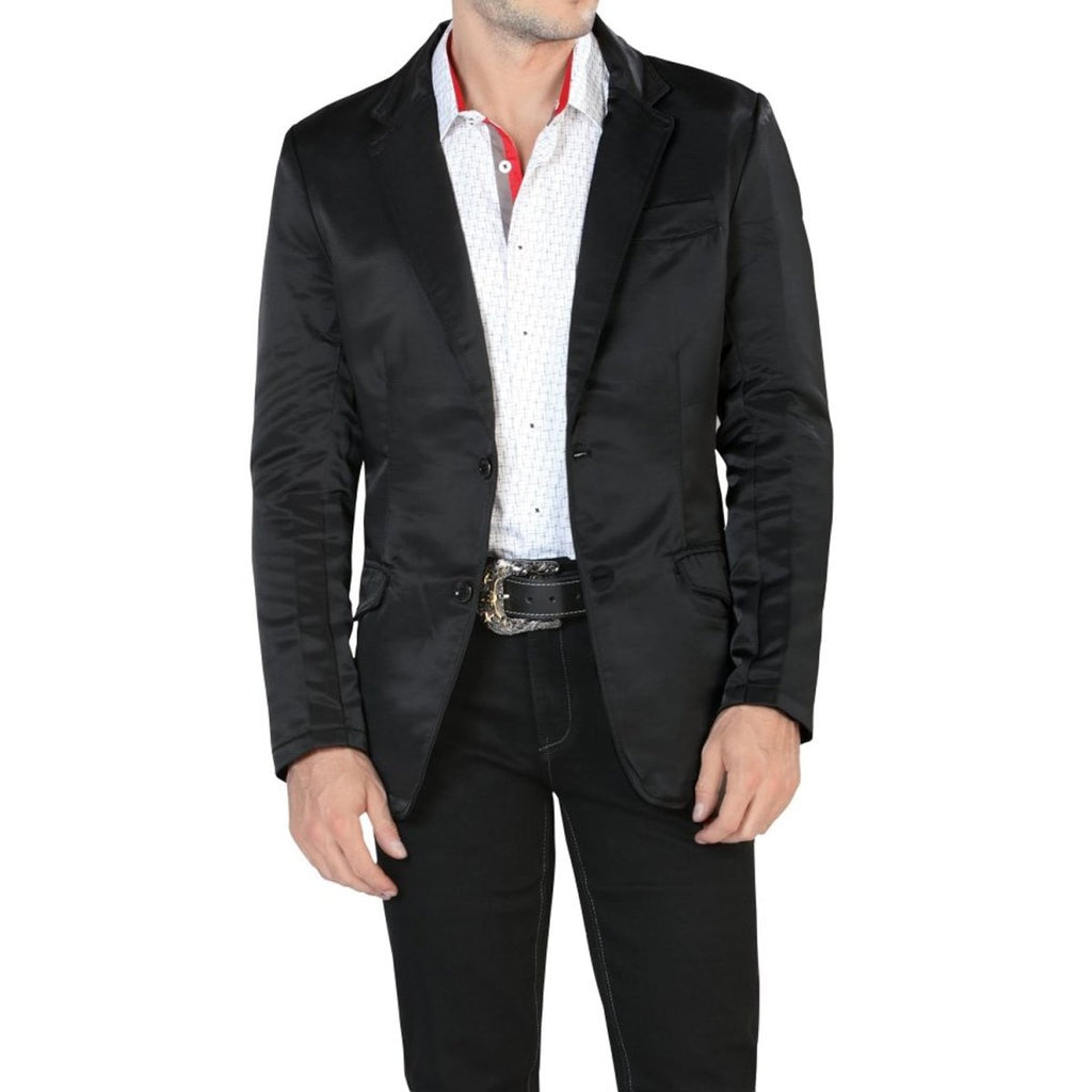 Saco Vaquero para Hombre Color Negro Lamasini — CaballoBronco.com