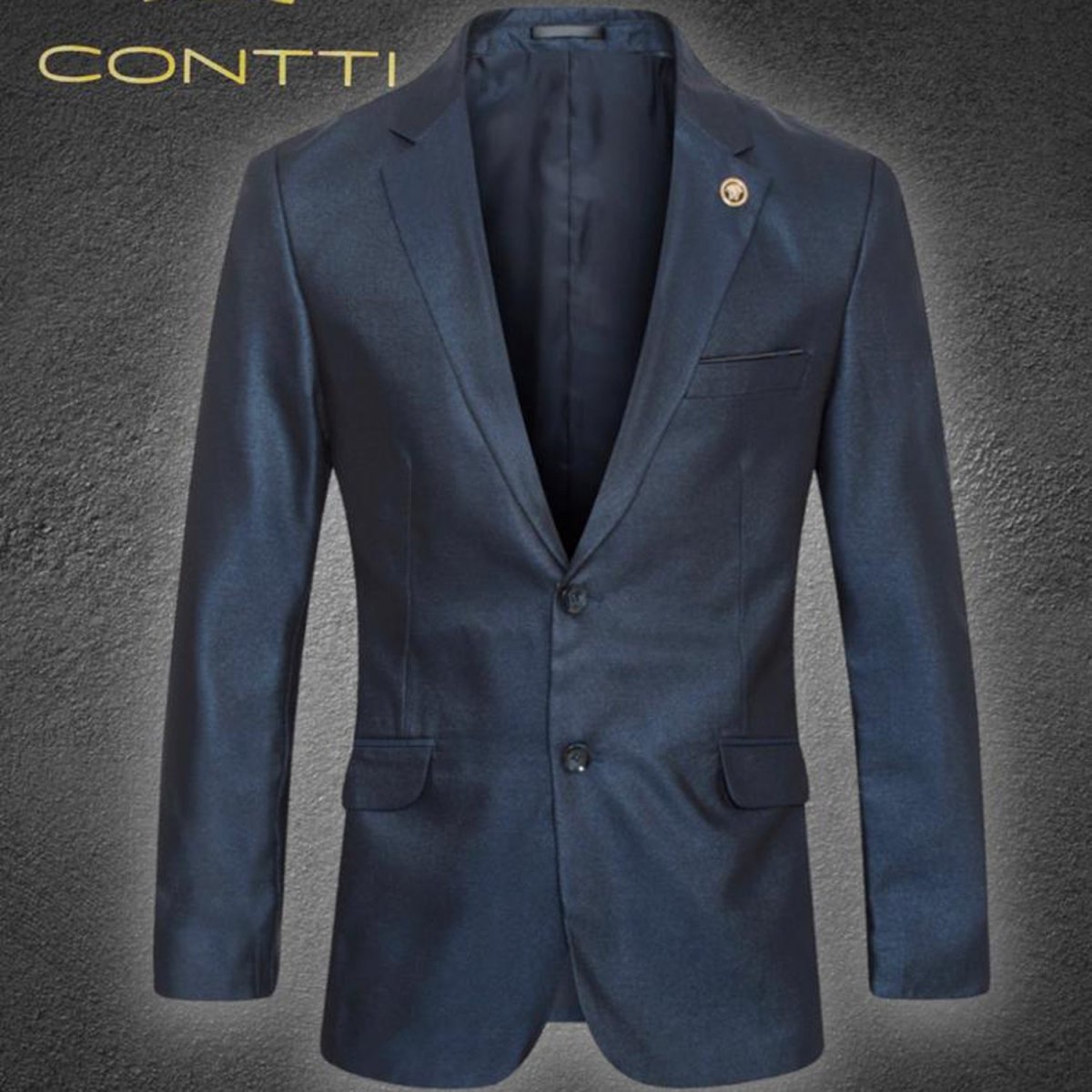 Saco Vaquero para Hombre Contti Color Azul Marino CT-2083NAVY - Contti