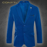 Saco Vaquero para Hombre Contti Color Azul Rey CT-2089ROYAL - Contti