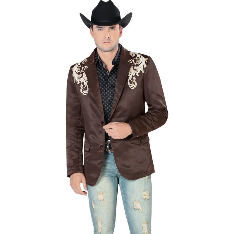 Saco Vaquero para Hombre Contti Color Azul Rey CT-2089ROYAL