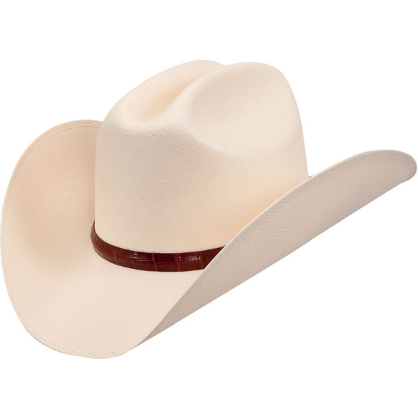 Sombrero Vaquero para Hombre 1,000x Horma Sinaloa Blanco — CaballoBronco.com