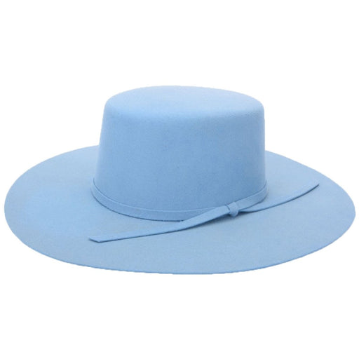 Sombrero Australiano Vaquero para Mujer de Lana Color Azul Cielo WD-556 - White Diamonds Boots