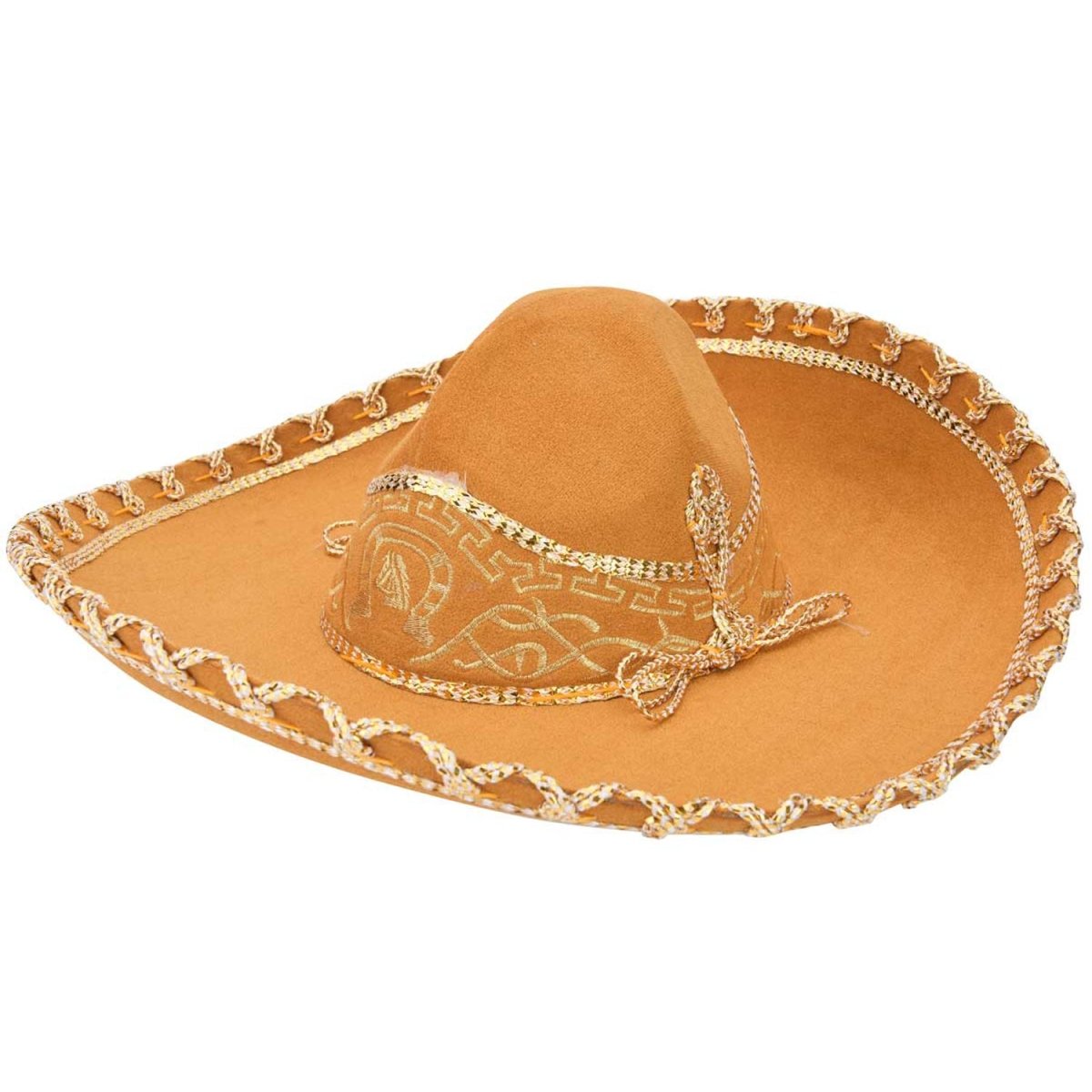 Sombrero Charro Infantil Color Mostaza con Oro imp-71256 - Impormexico