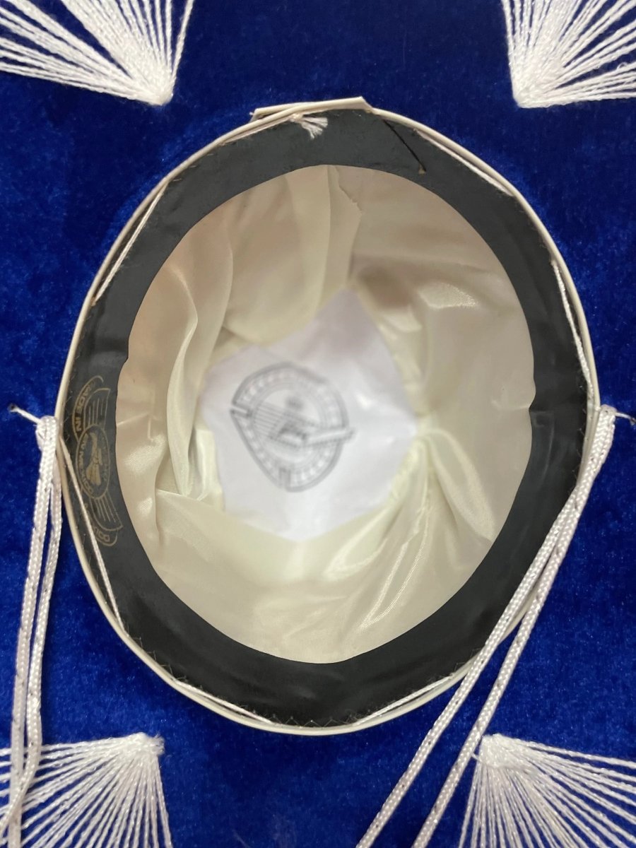 Sombrero de Charro de Gala Bordado Fino Hilo Metálico para Hombre Color Azul - Impormexico
