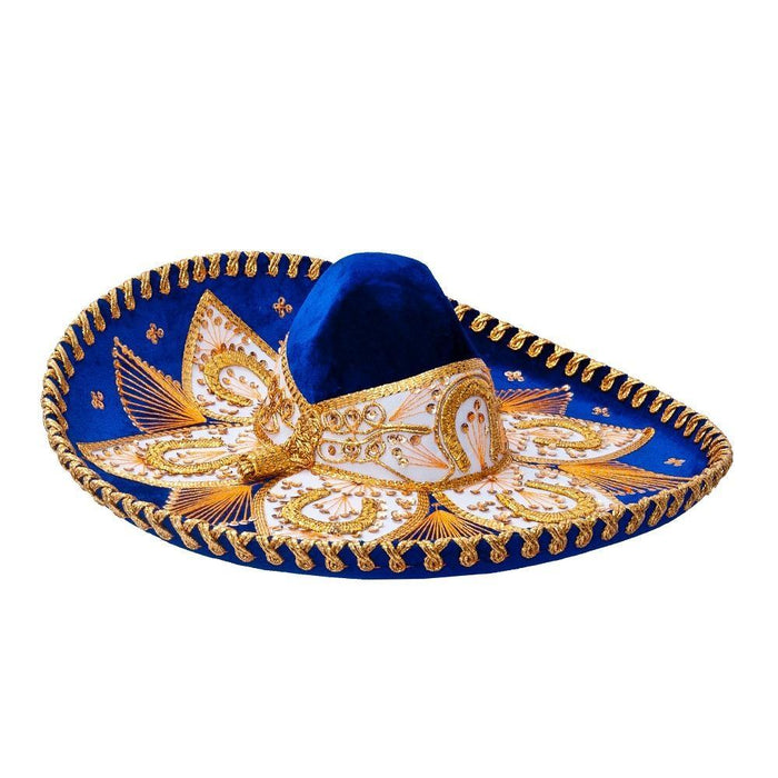 Sombrero de Charro de Gala Bordado Fino Hilo Metálico para Hombre imp-71151 - Impormexico