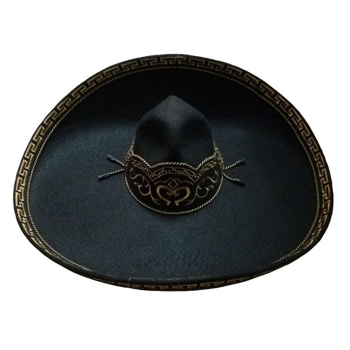 Sombrero de Charro de Gala Bordado Grecas para Hombre imp-71161ND - Impormexico