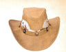 Sombrero de Piel Original Color Arena con Pelo de Vaca TOM-7203 - Tombstone