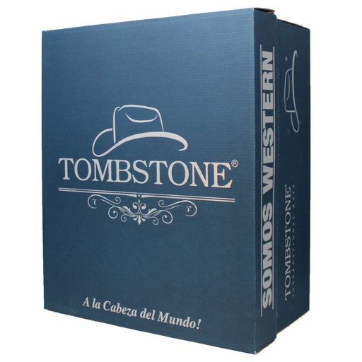 Sombrero Tombstone 5,000X Estilo El Fantasma con Plumas Ala 3 1/2" - Tombstone