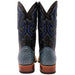 Tanner Mark Men's Genuine Full Quill Ostrich Square Toe Boots Blue Jean TMX200502 - Tanner Mark Boots