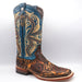 Tanner Mark Men's Jaw Dropper Hand Tooled Square Toe Boots Orix - Tanner Mark Boots