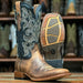 Tanner Mark Men's Square Toe Leather Boots Alamo Miel TM207043 - Tanner Mark Boots