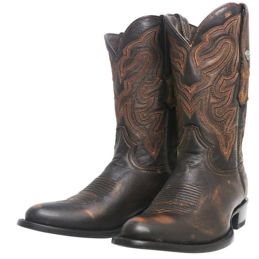 Tanner Mark Men's The Gibson J-Toe Leather Boots Kabul Brown - Tanner Mark Boots