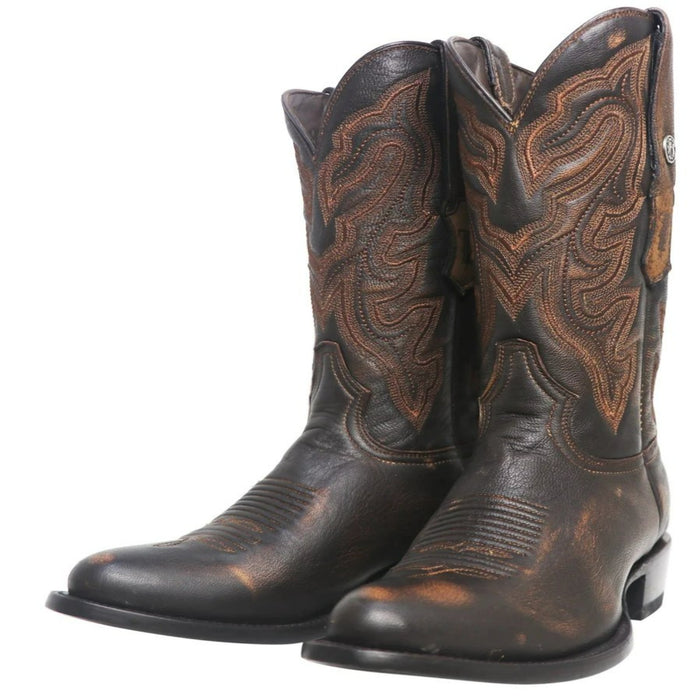 Tanner Mark Men's The Gibson J-Toe Leather Boots Kabul Brown - Tanner Mark Boots