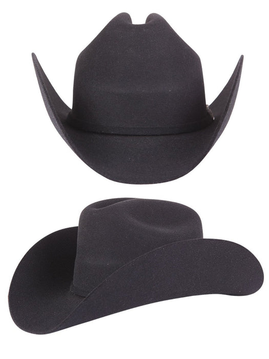 sombrero de playa de ala grande negro Ormromra HMYH207-2