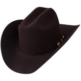 Black Cherry Serratelli  6X felt western hat with traditional cattleman crown and premium wool blend