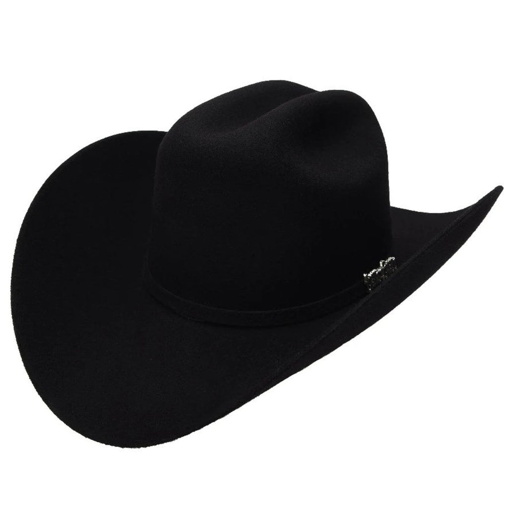 Texana West Point 6X Estilo Milano Color Negro - Cuernos Chuecos