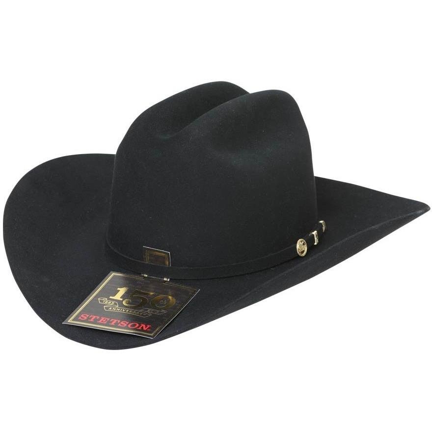 Texana - Sombrero El Presidente Stetson 100X Color Negro — CaballoBronco.com