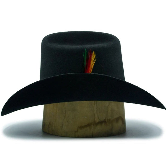 Texana Los Dos Carnales 100X Copa Alta Color Negro Stone Hats - Stone Hats