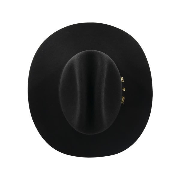 Texana Tombstone 50X de Pelo de Castor Estilo Sinaloa Color Negro - Tombstone