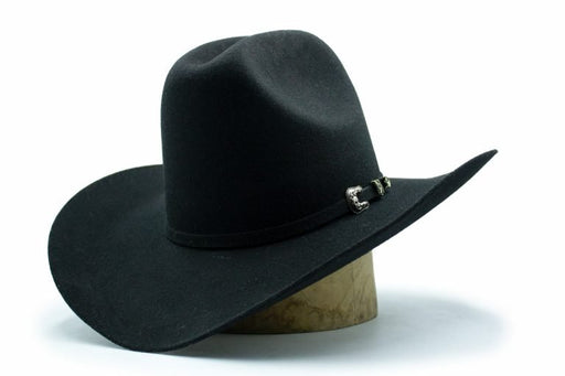 Texana o Sombrero Vaquero Tombstone Horma Roper 20X Color Negro —
