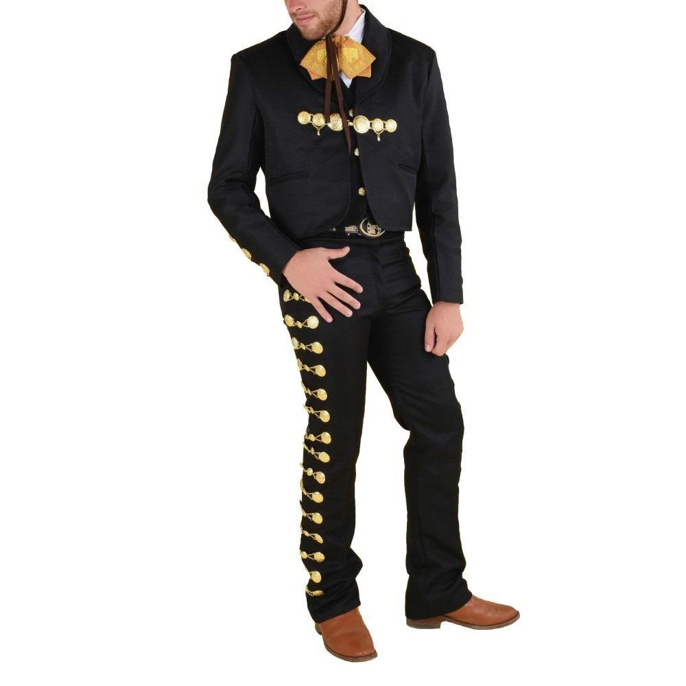 Traje de Charro para Hombre (TODO INCLUIDO) Color Negro imp-72132 - Impormexico