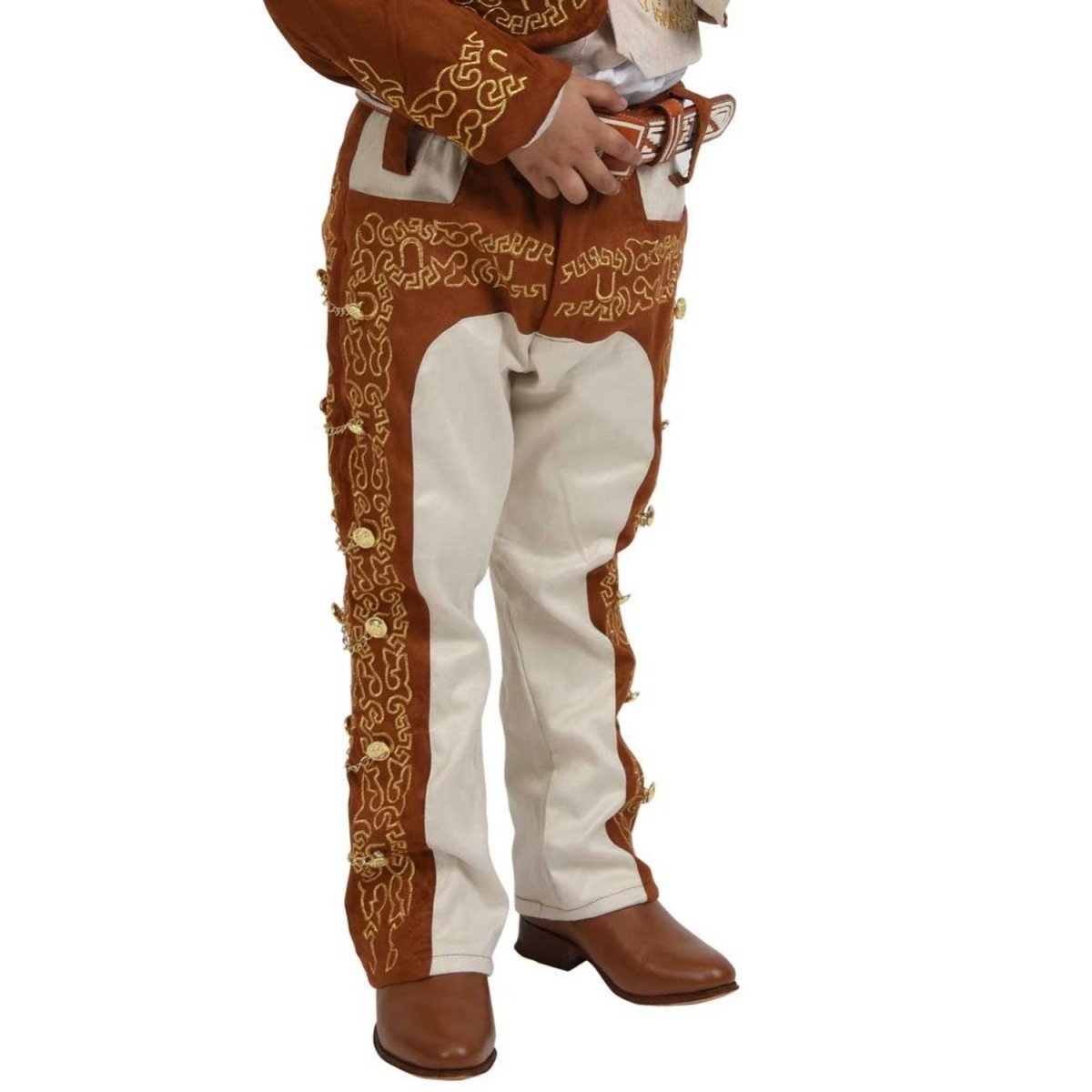 Traje de Charro para Niño de 3 Piezas Color Miel WD-941 - White Diamonds Boots